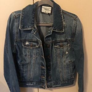 Jean Denim Jacket (lightly distressed)